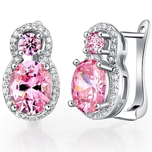 Crystal Earrings earrings for girls large jewelry factory,OEM/ODM Jewelry Trade processing customized,Wholesale jewelry manufacturer