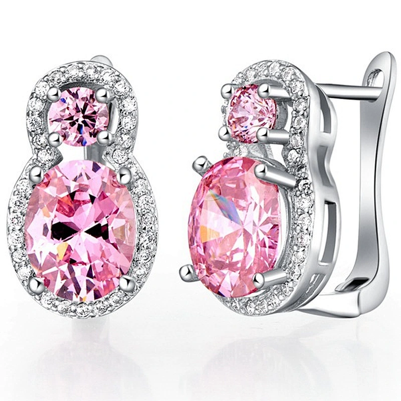 Crystal Earrings earrings for girls large jewelry factory,OEM/ODM Jewelry Trade processing customized,Wholesale jewelry manufacturer