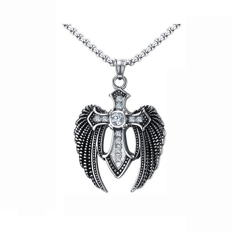 Angel Wing Pendant large jewelry factory,OEM/ODM Jewelry Trade processing customized,Wholesale jewelry manufacturer