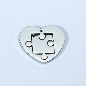 925 Silver Lovers heart-shaped pendant large jewelry factory,OEM/ODM Jewelry Trade processing customized,Wholesale jewelry manufacturer