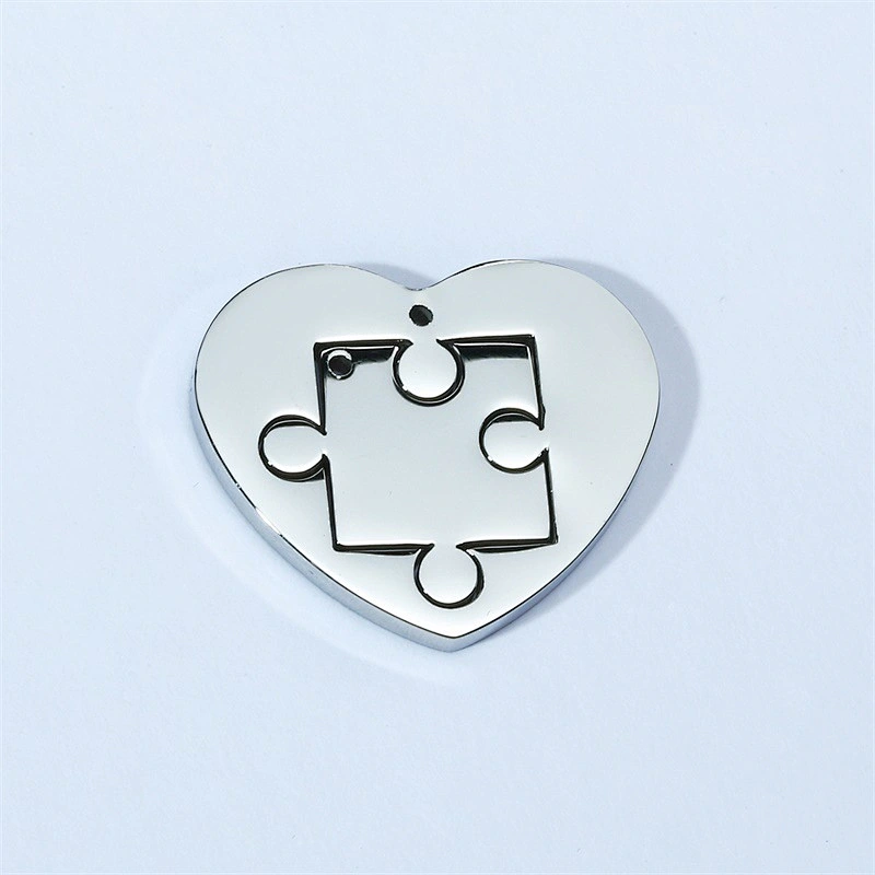 925 Silver Lovers heart-shaped pendant large jewelry factory,OEM/ODM Jewelry Trade processing customized,Wholesale jewelry manufacturer