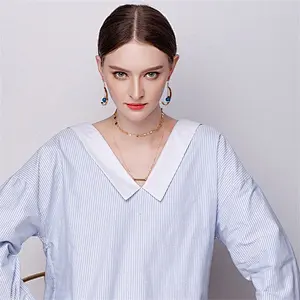 925 Silver Blue Pearl Earrings large jewelry factory,OEM/ODM Jewelry Trade processing customized,Wholesale jewelry manufacturer