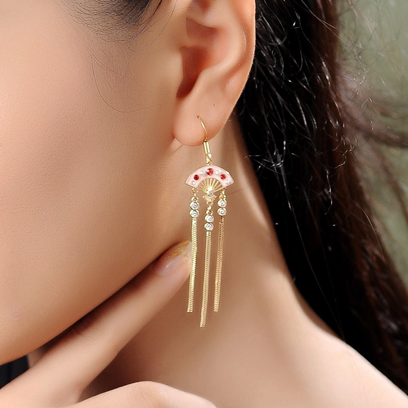 925 silver Chinese style Beijing Opera Earrings large jewelry factory,OEM/ODM Jewelry Trade processing customized,Wholesale jewelry manufacturer