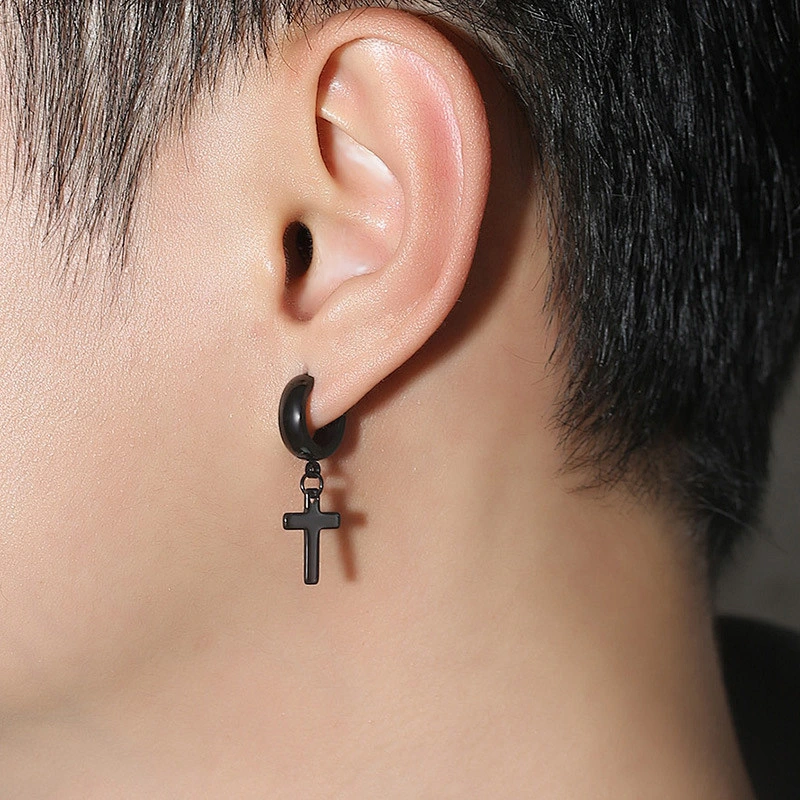 925 Silver Cross Earrings large jewelry factory,OEM/ODM Jewelry Trade processing customized,Wholesale jewelry manufacturer