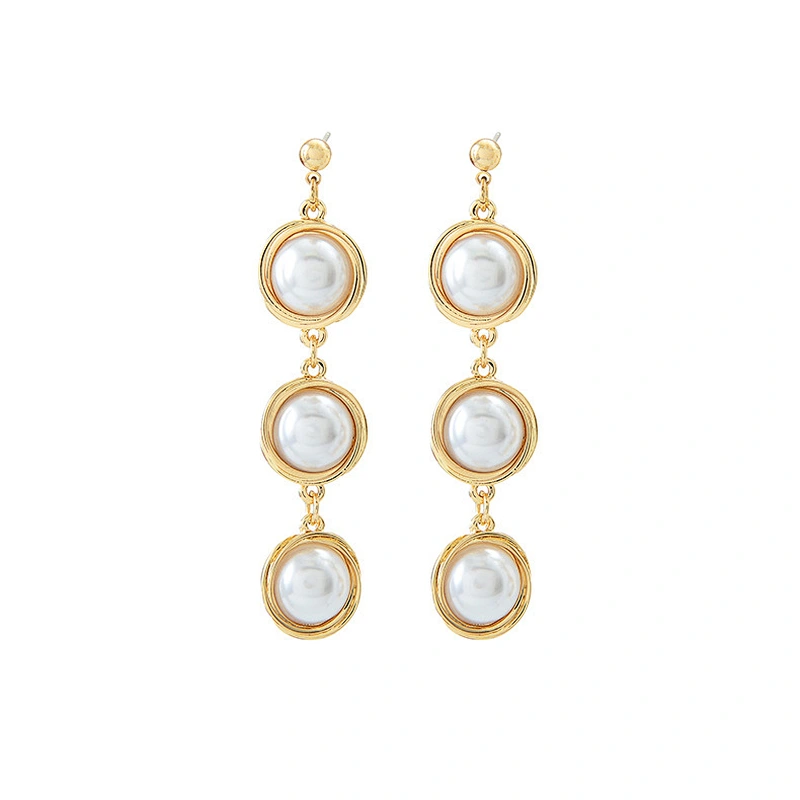 925 silver long fringe Pearl Earrings large jewelry factory,OEM/ODM Jewelry Trade processing customized,Wholesale jewelry manufacturer