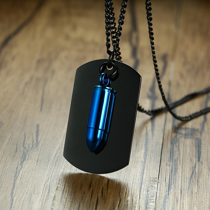 925 sterling silver Bullet Tag Pendant large jewelry factory,OEM/ODM Jewelry Trade processing customized,Wholesale jewelry manufacturer