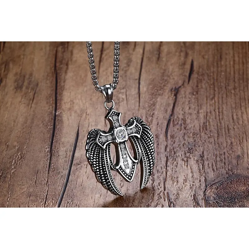 Angel Wing Pendant large jewelry factory,OEM/ODM Jewelry Trade processing customized,Wholesale jewelry manufacturer