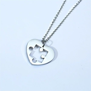 925 Silver Lovers heart-shaped pendant large jewelry factory,OEM/ODM Jewelry Trade processing customized,Wholesale jewelry manufacturer