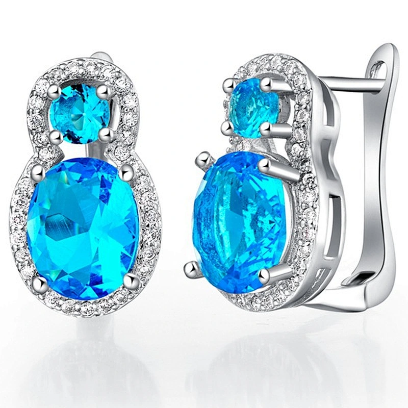 Crystal Earrings earrings for girls large jewelry factory,OEM/ODM Jewelry Trade processing customized,Wholesale jewelry manufacturer