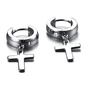 925 Silver Cross Earrings large jewelry factory,OEM/ODM Jewelry Trade processing customized,Wholesale jewelry manufacturer
