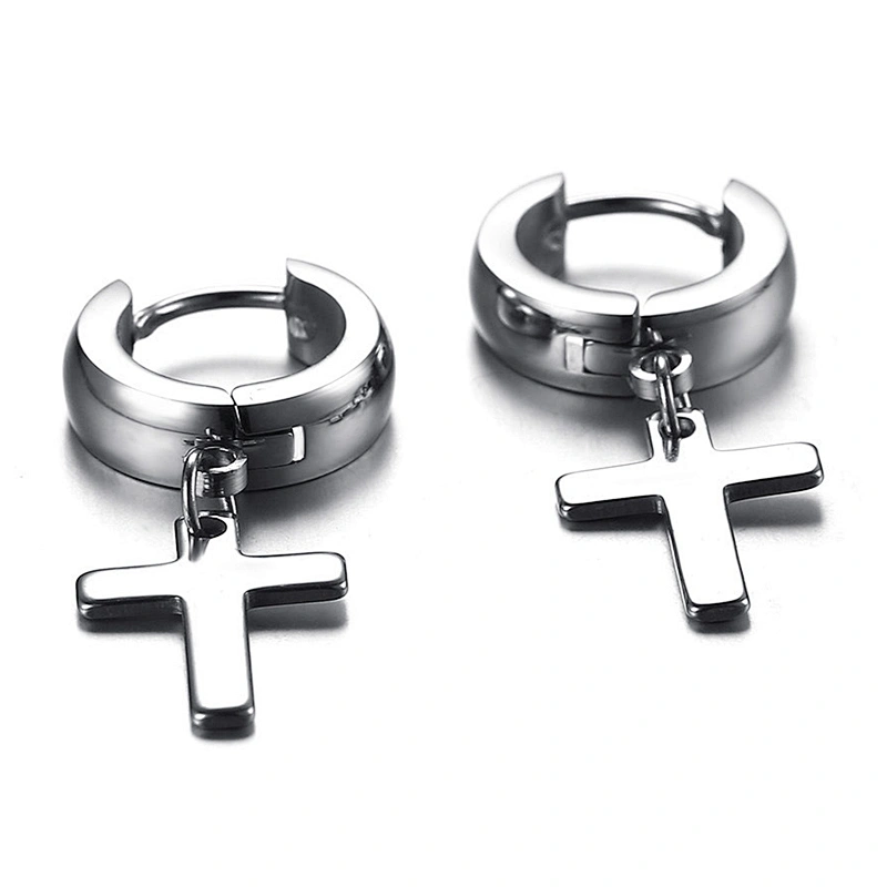 925 Silver Cross Earrings large jewelry factory,OEM/ODM Jewelry Trade processing customized,Wholesale jewelry manufacturer