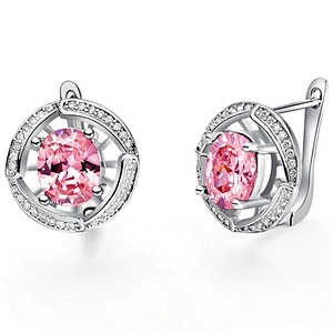 silver earrings crystal earrings large jewelry factory,OEM/ODM Jewelry Trade processing customized,Wholesale jewelry manufacturer