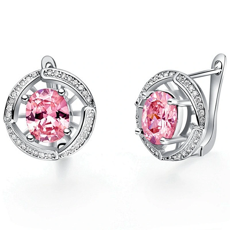 silver earrings crystal earrings large jewelry factory,OEM/ODM Jewelry Trade processing customized,Wholesale jewelry manufacturer