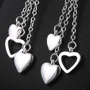925 silver long tassel Love Earrings large jewelry factory,OEM/ODM Jewelry Trade processing customized,Wholesale jewelry manufacturer
