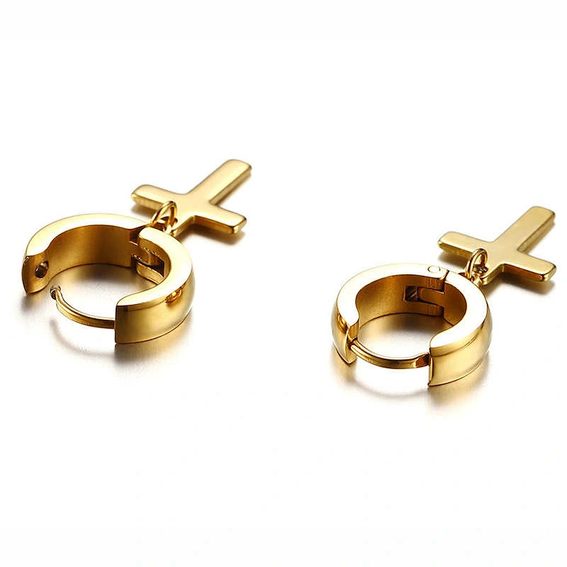 925 Silver Cross Earrings large jewelry factory,OEM/ODM Jewelry Trade processing customized,Wholesale jewelry manufacturer