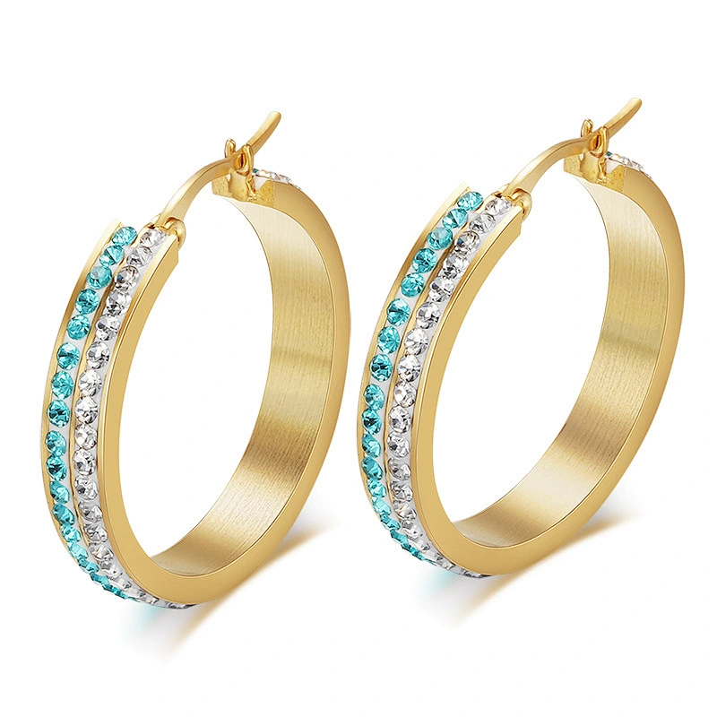 925 silver inlaid stone ring earrings large jewelry factory,OEM/ODM Jewelry Trade processing customized,Wholesale jewelry manufacturer