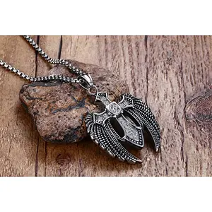 Angel Wing Pendant large jewelry factory,OEM/ODM Jewelry Trade processing customized,Wholesale jewelry manufacturer