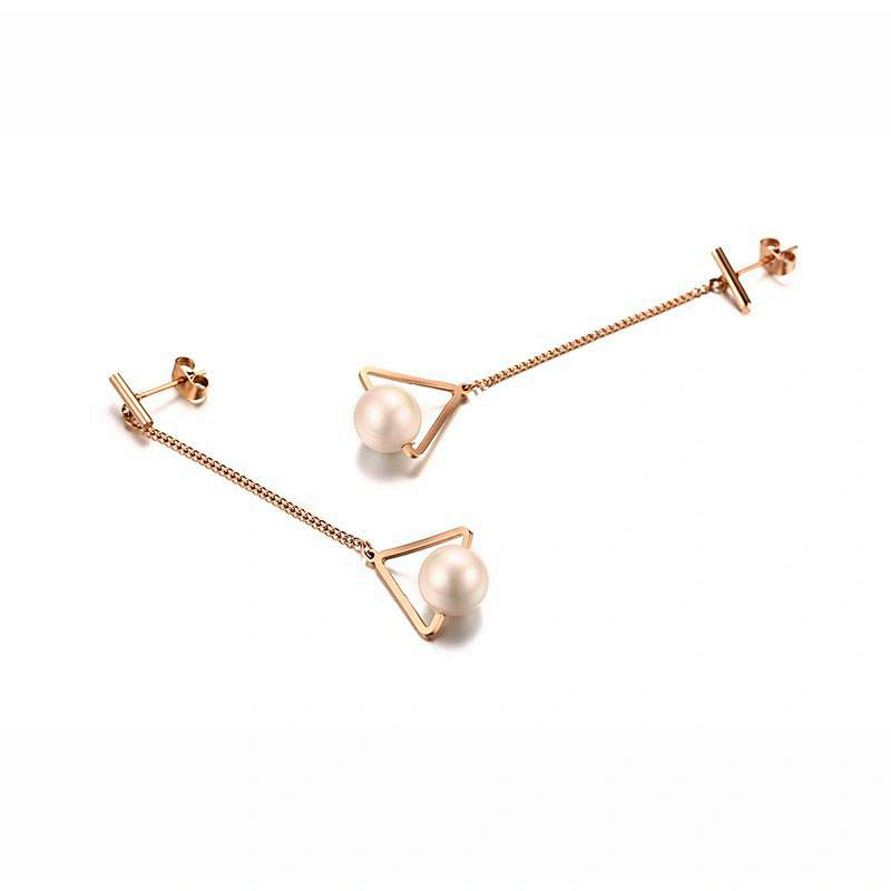 925 silver tassel Pearl Earrings large jewelry factory,OEM/ODM Jewelry Trade processing customized,Wholesale jewelry manufacturer