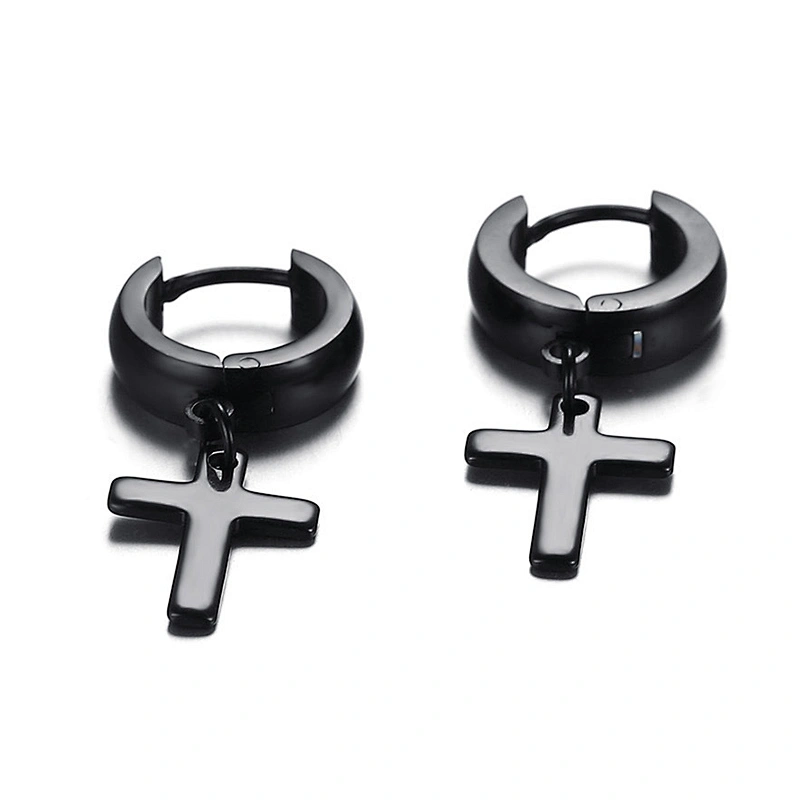 925 Silver Cross Earrings large jewelry factory,OEM/ODM Jewelry Trade processing customized,Wholesale jewelry manufacturer