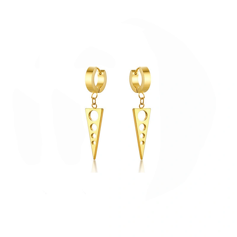 925 Silver Triangle Earrings large jewelry factory,OEM/ODM Jewelry Trade processing customized,Wholesale jewelry manufacturer