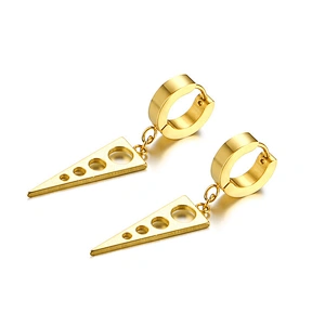 925 Silver Triangle Earrings large jewelry factory,OEM/ODM Jewelry Trade processing customized,Wholesale jewelry manufacturer