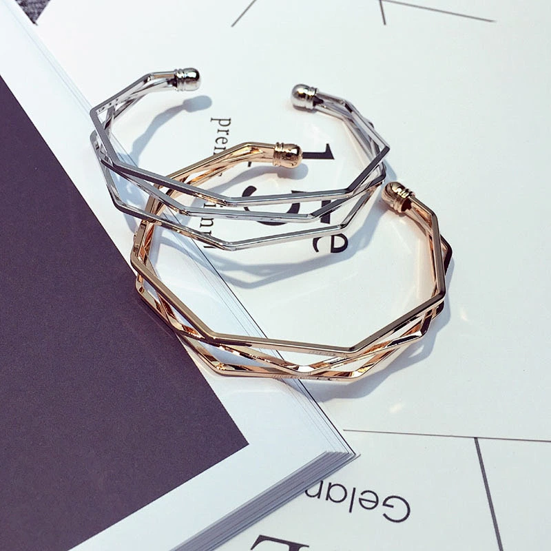 999 Sterling Silver irregular geometry Bracelet large jewelry factory,OEM/ODM Jewelry Trade processing customized,Wholesale jewelry manufacturer