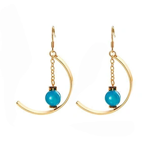 925 Silver Blue Pearl Earrings large jewelry factory,OEM/ODM Jewelry Trade processing customized,Wholesale jewelry manufacturer
