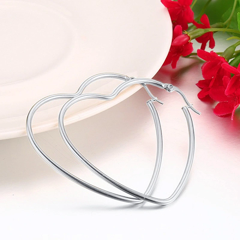 925 Silver Heart Earrings large jewelry factory,OEM/ODM Jewelry Trade processing customized,Wholesale jewelry manufacturer