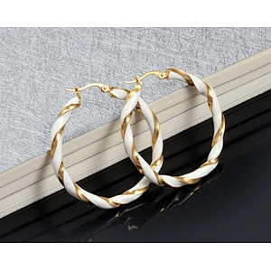 925 silver two color ring earrings large jewelry factory,OEM/ODM Jewelry Trade processing customized,Wholesale jewelry manufacturer