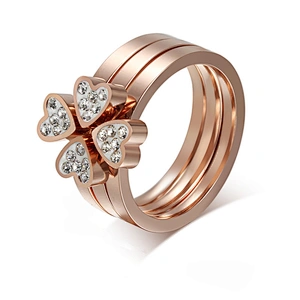 925 Silver Heart combination ring large jewelry factory,OEM/ODM Jewelry Trade processing customized,Wholesale jewelry manufacturer