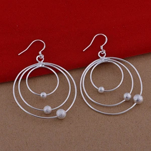 925 silver fashionable Earrings large jewelry factory,OEM/ODM Jewelry Trade processing customized,Wholesale jewelry manufacturer