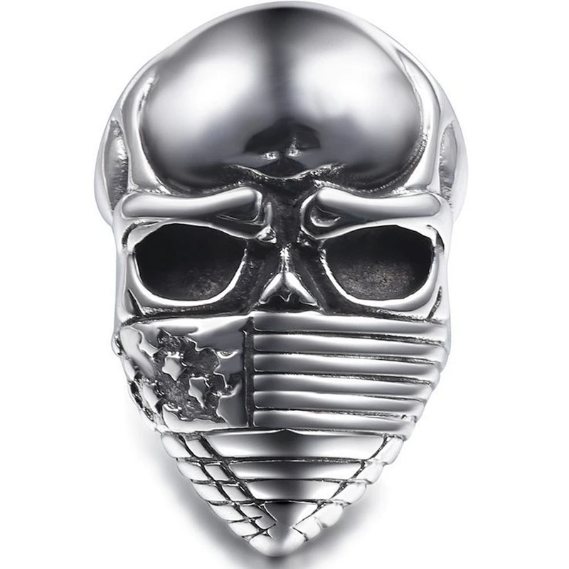 American flag 925 Silver Human skeleton  large jewelry factory,OEM/ODM Jewelry Trade processing customized,Wholesale jewelry manufacturer
