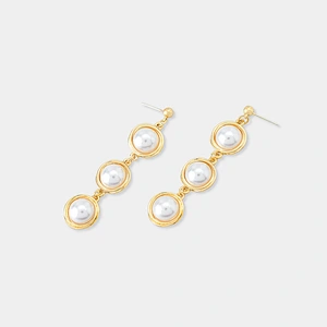 925 silver long fringe Pearl Earrings large jewelry factory,OEM/ODM Jewelry Trade processing customized,Wholesale jewelry manufacturer