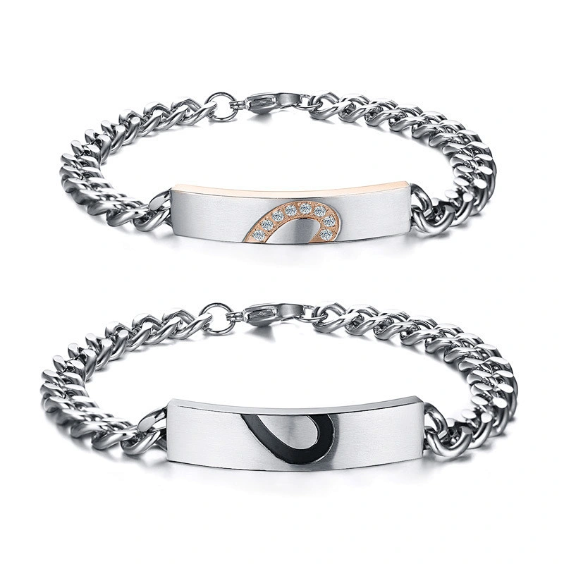 925 silver couple Bracelet large jewelry factory,OEM/ODM Jewelry Trade processing customized,Wholesale jewelry manufacturer