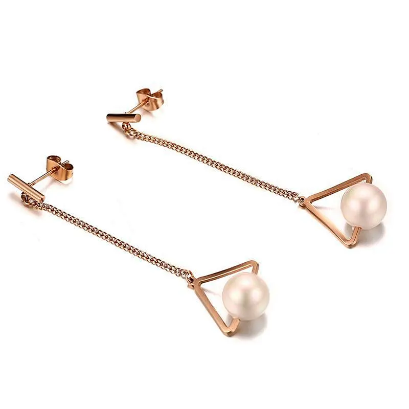 925 silver tassel Pearl Earrings large jewelry factory,OEM/ODM Jewelry Trade processing customized,Wholesale jewelry manufacturer