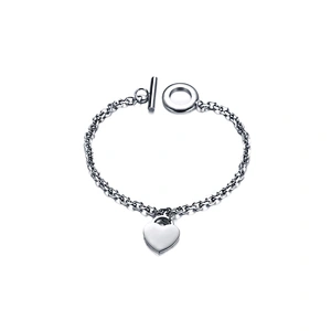 925 Silver Heart Bracelet large jewelry factory,OEM/ODM Jewelry Trade processing customized,Wholesale jewelry manufacturer