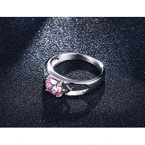 925 purple main stone ring large jewelry factory,OEM/ODM Jewelry Trade processing customized,Wholesale jewelry manufacturer