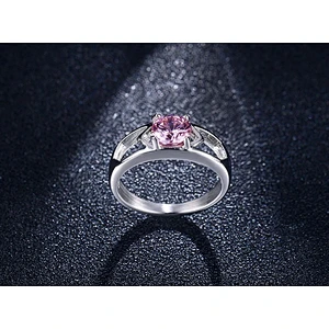 925 purple main stone ring large jewelry factory,OEM/ODM Jewelry Trade processing customized,Wholesale jewelry manufacturer