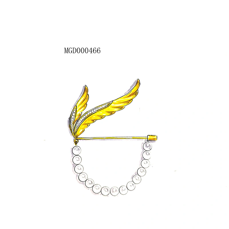 Original jewelry Designer Pearl Brooch large jewelry factory,OEM/ODM Jewelry Trade processing customized,Wholesale jewelry manufacturer