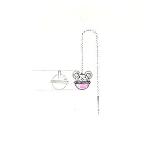 Original manuscript design jewelry mouse ear line Earrings large jewelry factory,OEM/ODM Jewelry Trade processing customized,Wholesale jewelry manufacturer