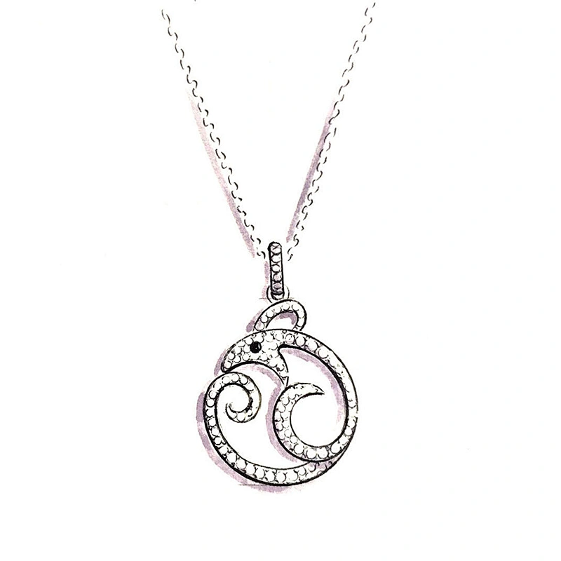 Original design jewelry cute mouse necklace large jewelry factory,OEM/ODM Jewelry Trade processing customized,Wholesale jewelry manufacturer