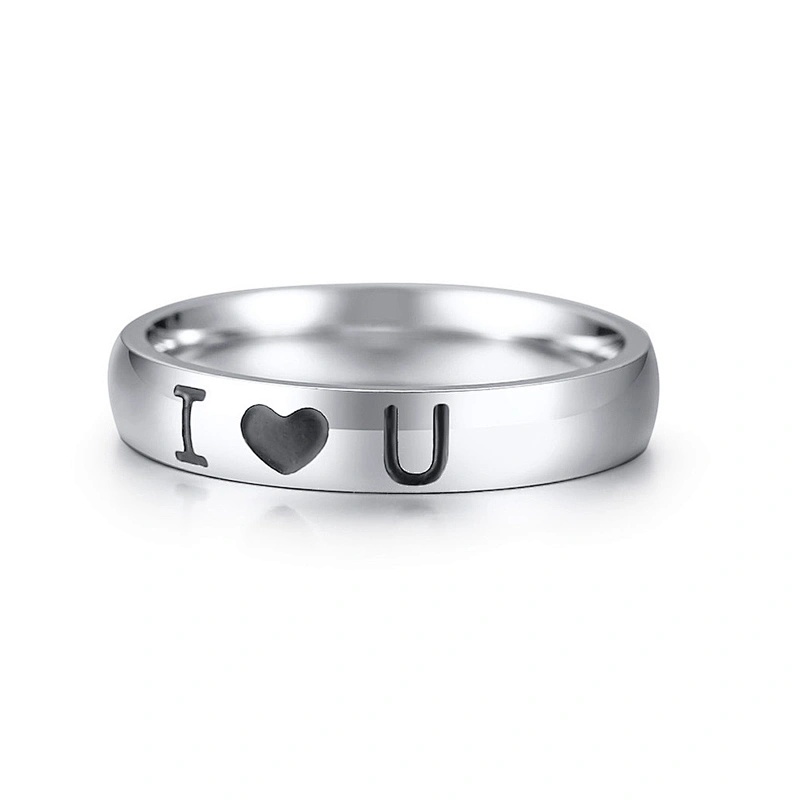 I love you ring large jewelry factory,OEM/ODM Jewelry Trade processing customized,Wholesale jewelry manufacturer