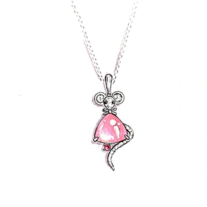 Original manuscript design jewelry mouse Necklace 925 Silver designer bracelets large jewelry factory,OEM/ODM Jewelry Trade processing customized,Wholesale jewelry manufacturer