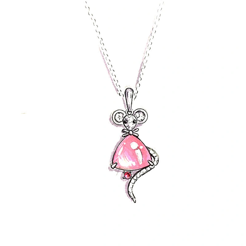 Original manuscript design jewelry mouse Necklace 925 Silver designer bracelets large jewelry factory,OEM/ODM Jewelry Trade processing customized,Wholesale jewelry manufacturer