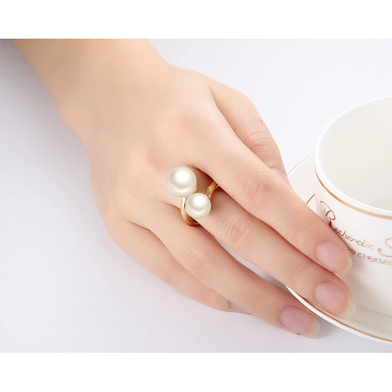 Pearl Ring large jewelry factory,OEM/ODM Jewelry Trade processing customized,Wholesale jewelry manufacturer