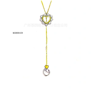 Original design Valentine's Day series Love Pendant Necklace large jewelry factory,OEM/ODM Jewelry Trade processing customized,Wholesale jewelry manufacturer