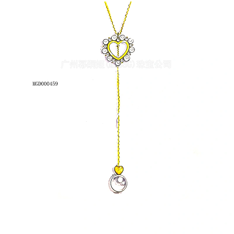Original design Valentine's Day series Love Pendant Necklace large jewelry factory,OEM/ODM Jewelry Trade processing customized,Wholesale jewelry manufacturer