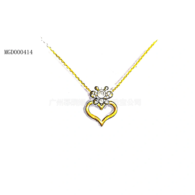 Original design Valentine's Day series Love pearl necklace large jewelry factory,OEM/ODM Jewelry Trade processing customized,Wholesale jewelry manufacturer