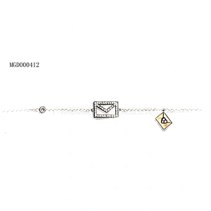 Original design Valentine's Day series Love letter Bracelet large jewelry factory,OEM/ODM Jewelry Trade processing customized,Wholesale jewelry manufacturer