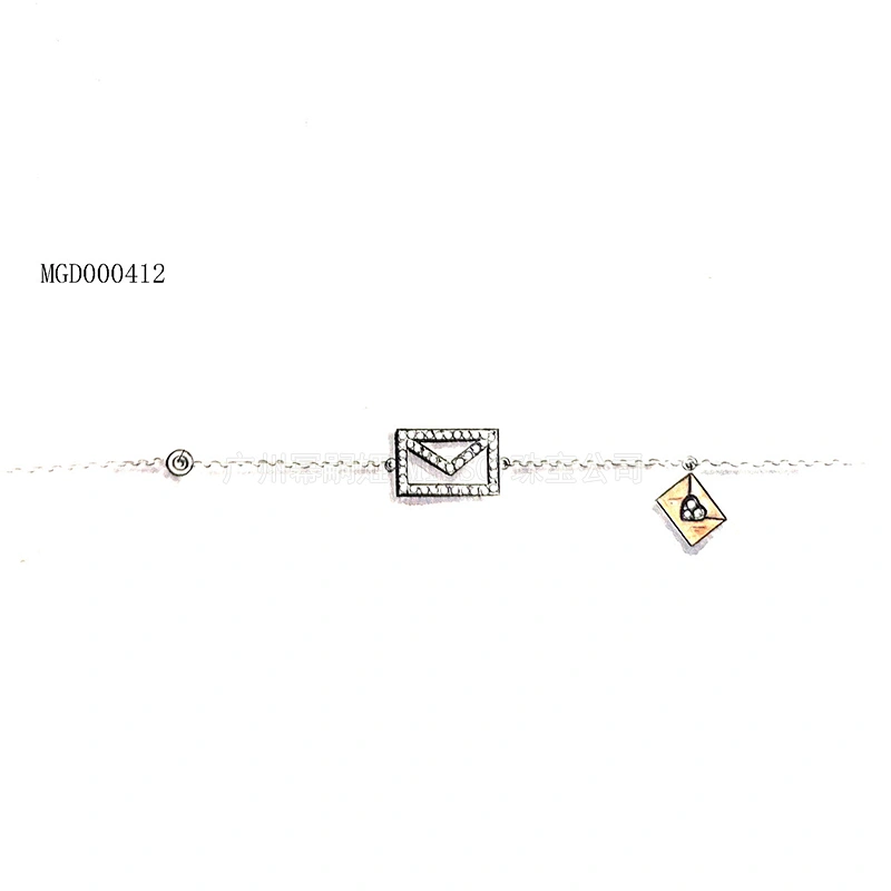 Original design Valentine's Day series Love letter Bracelet large jewelry factory,OEM/ODM Jewelry Trade processing customized,Wholesale jewelry manufacturer